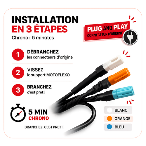 Pack support de plaque courte Plug & Play + Clignotant LED pour Honda Hornet 750 et CB500